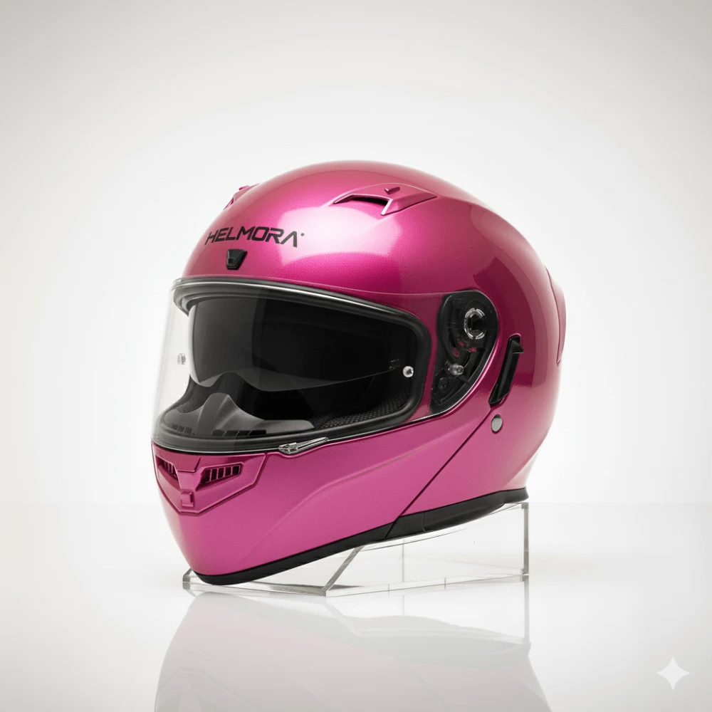 Helmora Stealth-X Full-Face Helmet Pink