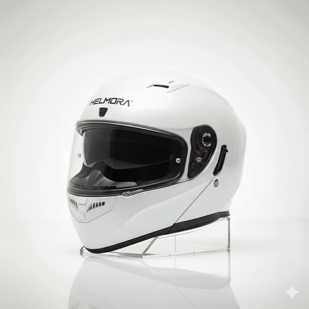 Helmora Stealth-X Full-Face Helmet White