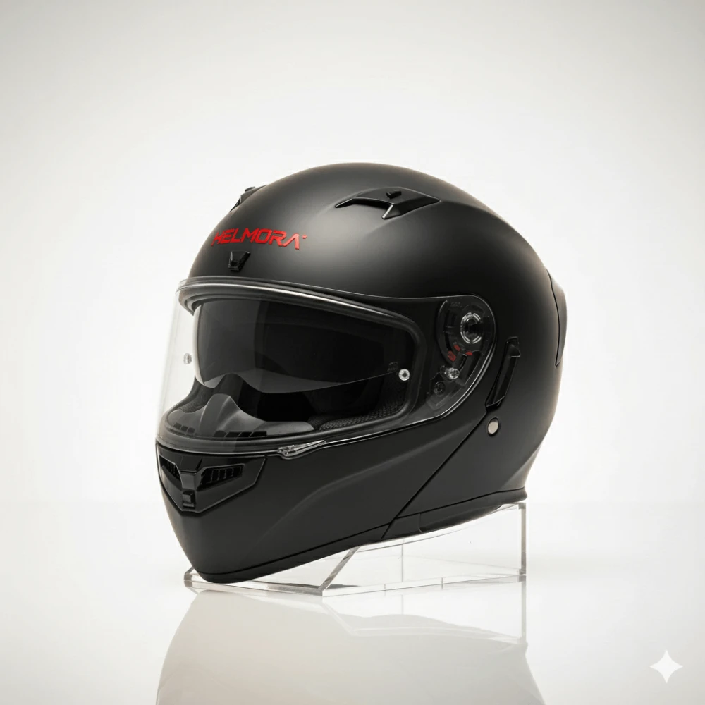 Helmora Stealth-X Full-Face Helmet Black